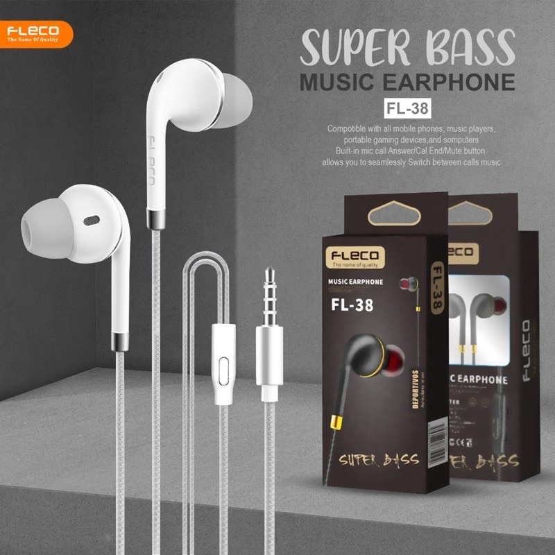 GROSIR HANDSFREE FLECO FL38 SUPER EXTRABASS