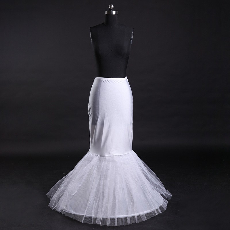 Rok Putih untuk Gaun Pengantin Fishtail White Petticoat for Mermaid Wedding Dress