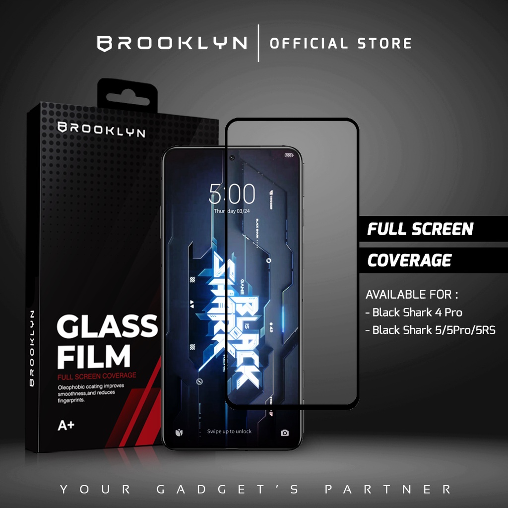 Brooklyn Tempered Glass Xiaomi Black Shark 5/4 Pro/RS Full Cover Protection