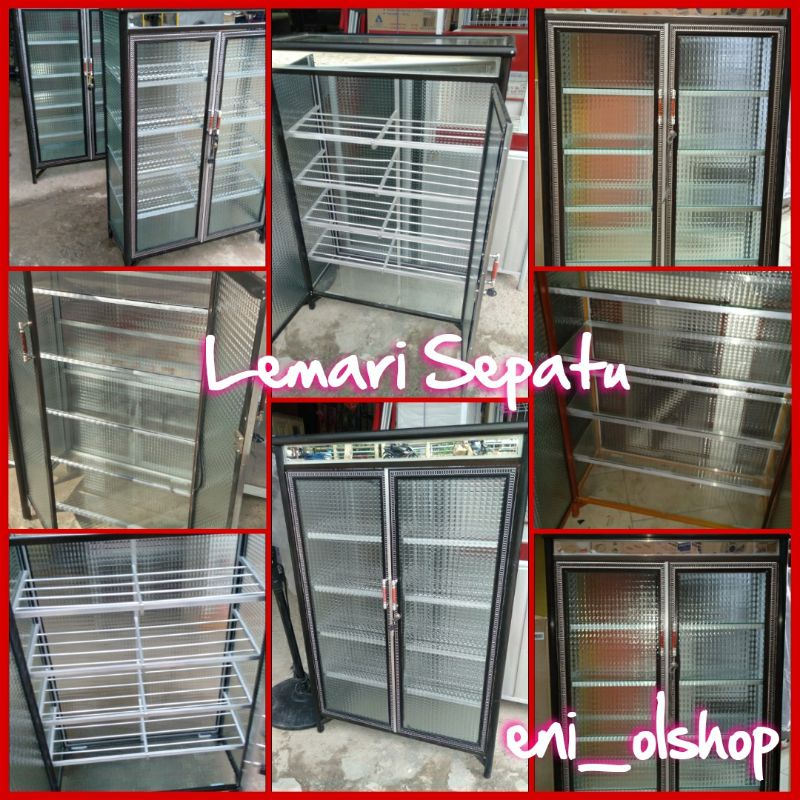 Lemari (Rak) Sepatu Alumunium Palembang