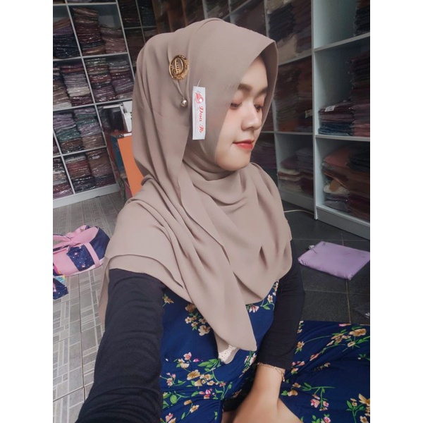 312 PASHMINA PED INSTAN FREE TUSPIN CERUTY IMPORT DOA IBU/HIJAB PASMINA PET INSTAN PLUS TUSPIN ORI D