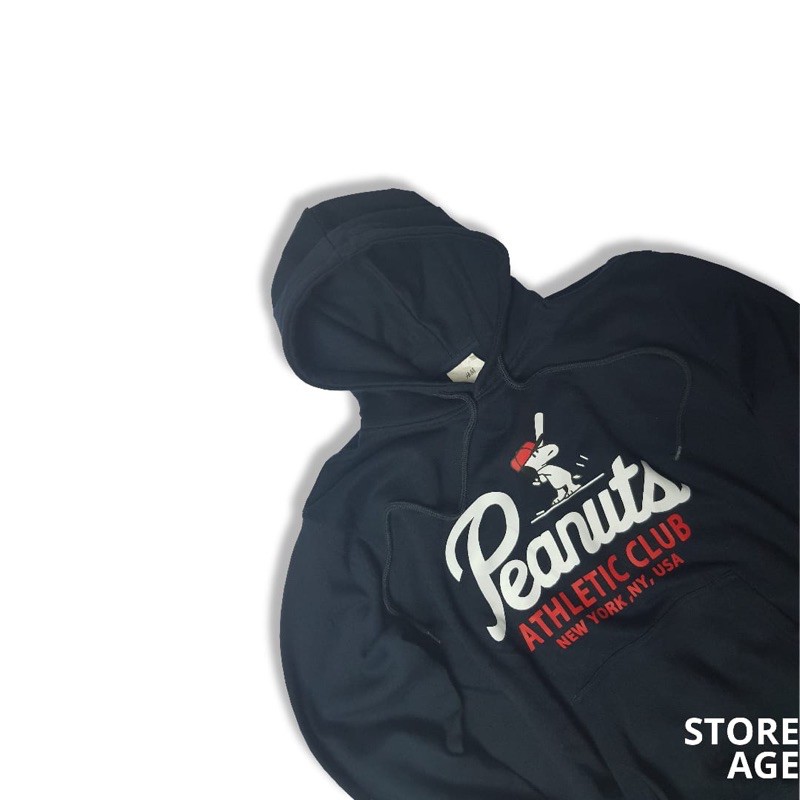 Hoodie H&M Peanuts Snoopy Navy