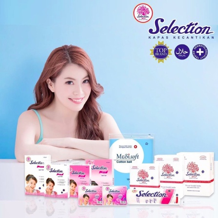 Selection Kapas Wajah | Kotak Bulat Spesial Facial Cotton Bud Medisoft Anak
