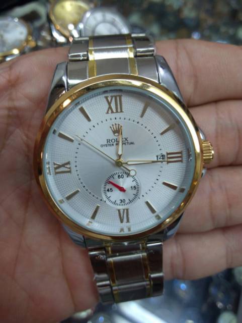 Jam Tangan Pria Rolex Romawi New Automatic Mesin