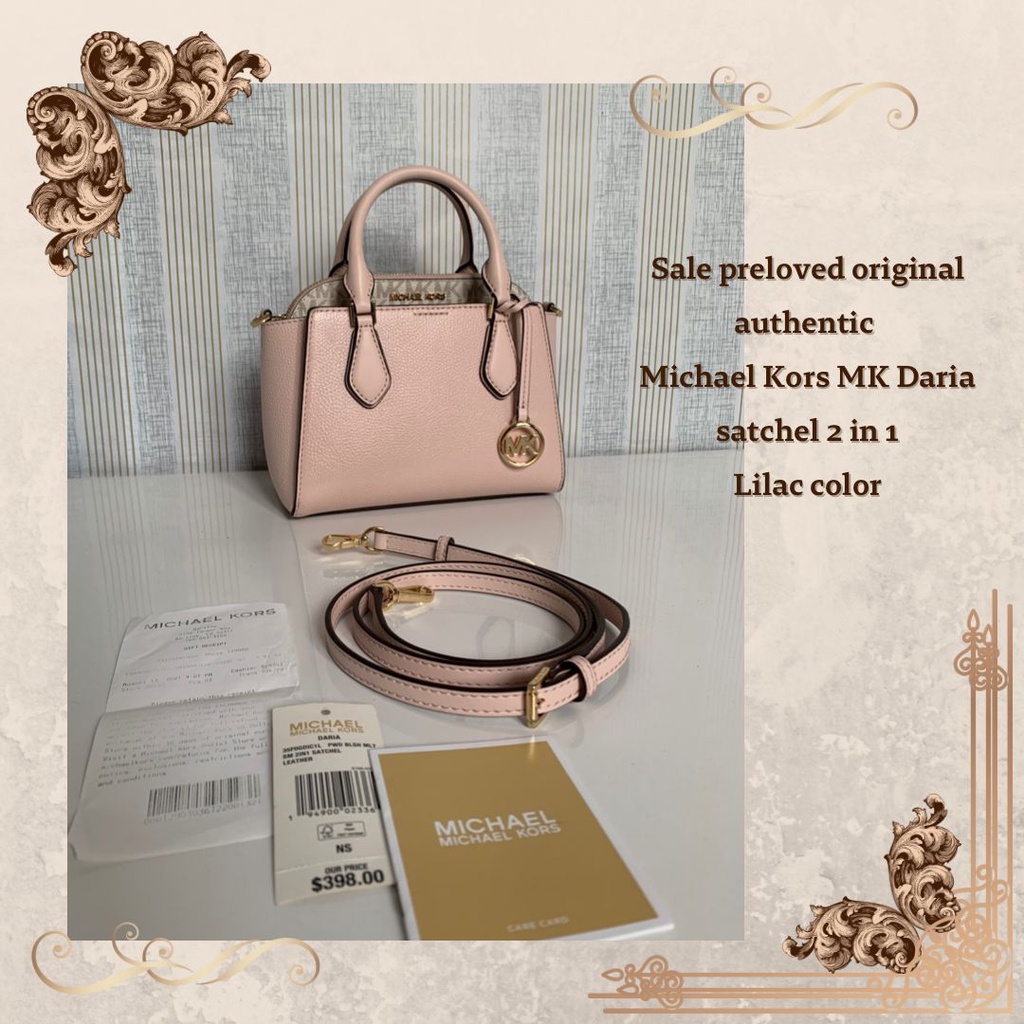 Preloved authentic original Michael Kors MK Daria satchel 2 in 1