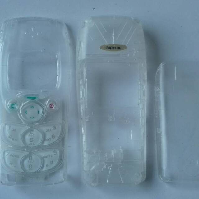 casing nokia 2300 transparan bening+tulang