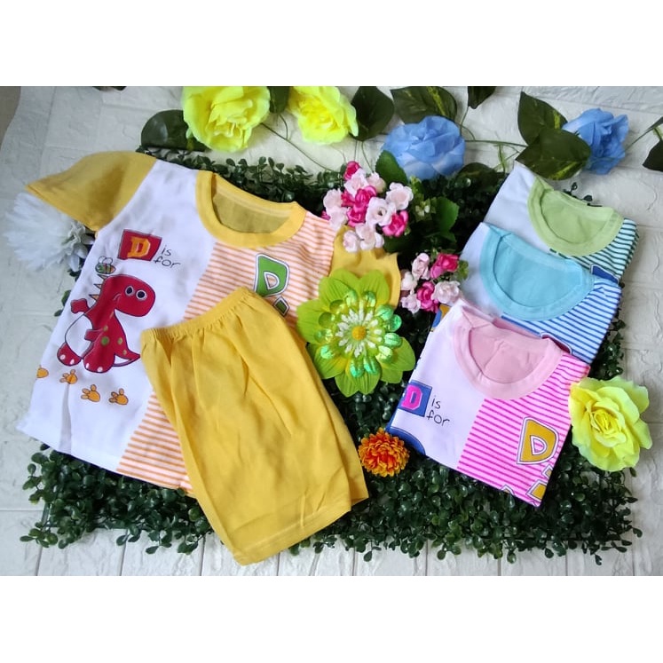 Setelan Baby PDK /0-12Bulan /Murah Berkualitas /Real Picture / Dino