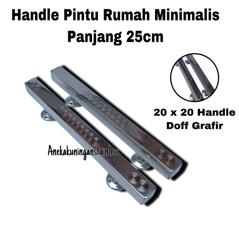 handle pintu / gagang pintu / gagang pintu rumah kotak grafir panjang 25cm