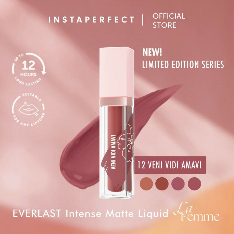 Wardah Instaperfect Everlast Intense Matte Liquid - LA FEMME LIMITED EDITION