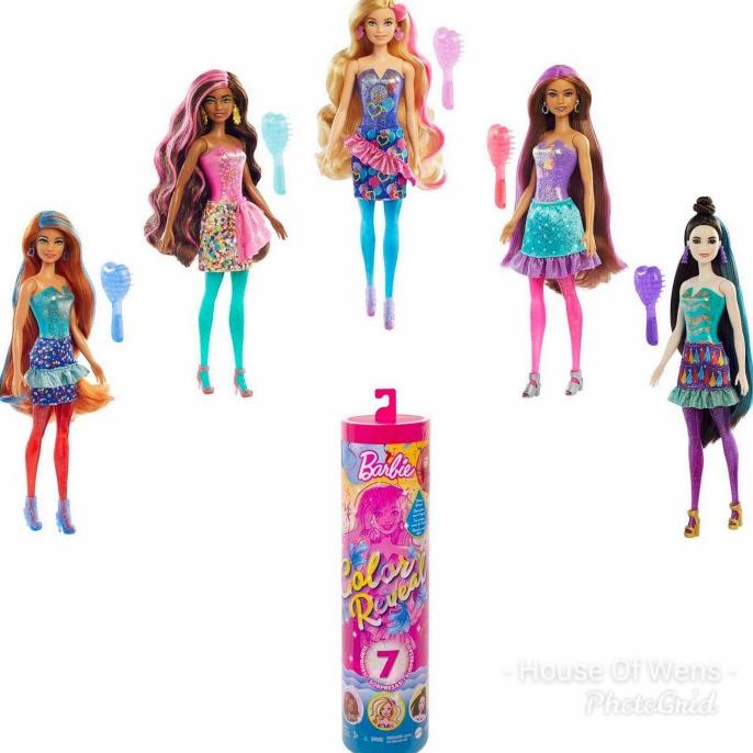 Barbie Color Reveal Shimmer - Mainan Anak Original