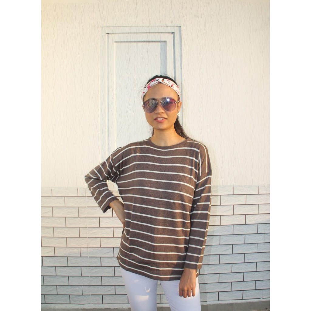 Knit stripe bigger / aatasan rajut stripe fs