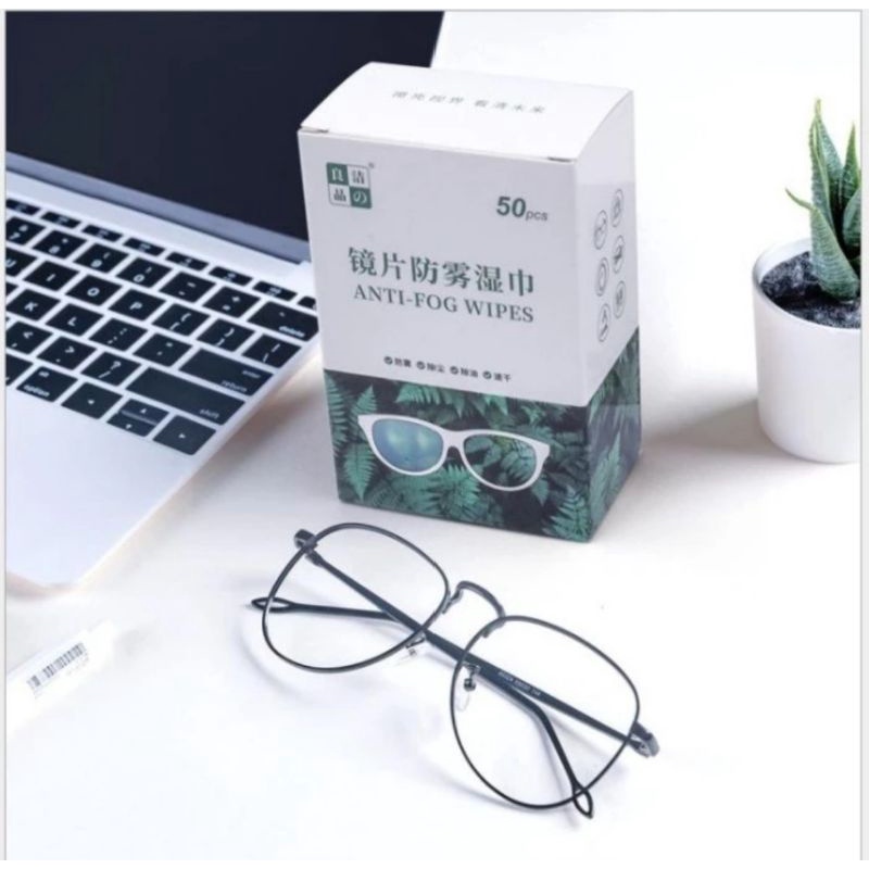 Tissue Tisu Lap Lensa Kacamata Anti Embun Tahan Lama Tissue Anti fog wipes glasses