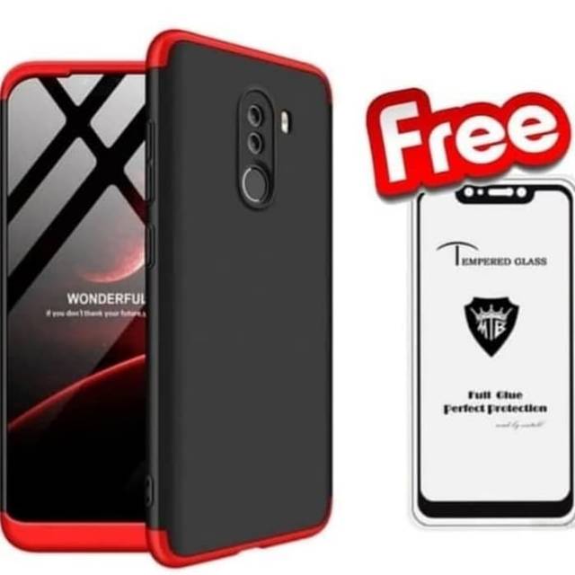 Pocophone F1 Case Pocophone F1 Casing Pocophone F1 Free Tempered Glass