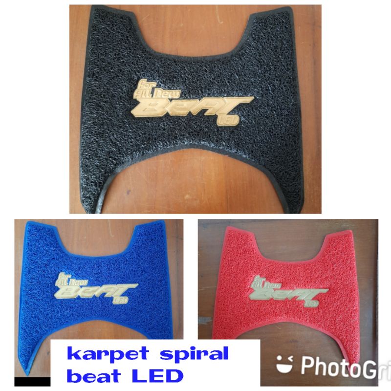 karpet spiral/mie beat Led 2022 deluxe/vario 150 esp/beat esp/vario 160 2022