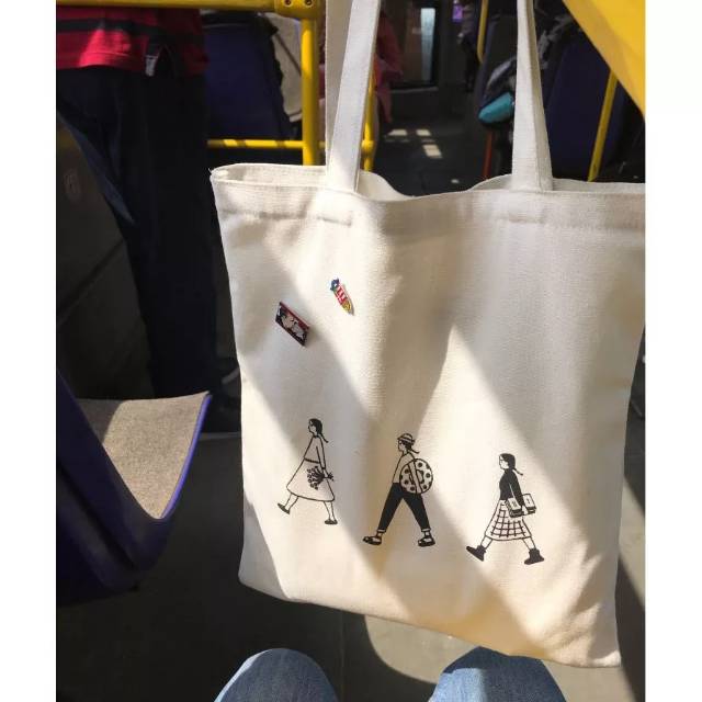 Tas tote bag termurah Little Prince Art Tas Tangan Cantik Retro Cantik Imut Tas Bahu Tas Tangan Wanita Belanja Kasual Tas Kanvas Elegan Wanita