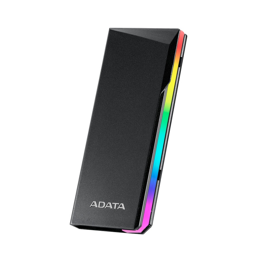 ADATA EC700G M.2 PCIe/SATA SSD Enclosure with RGB Lighting