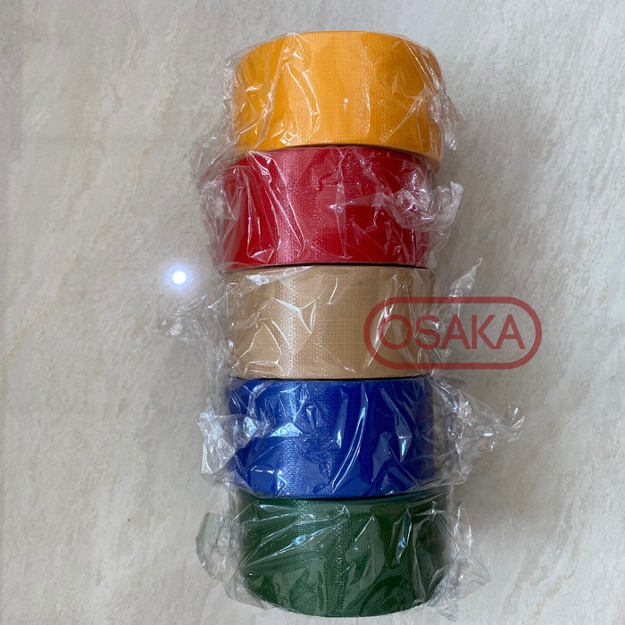 

Spesial Lakban Kain / Cloth Tape Daimaru Warna Cream Krem 48Mm / 2 Inch X 12 M Hemat