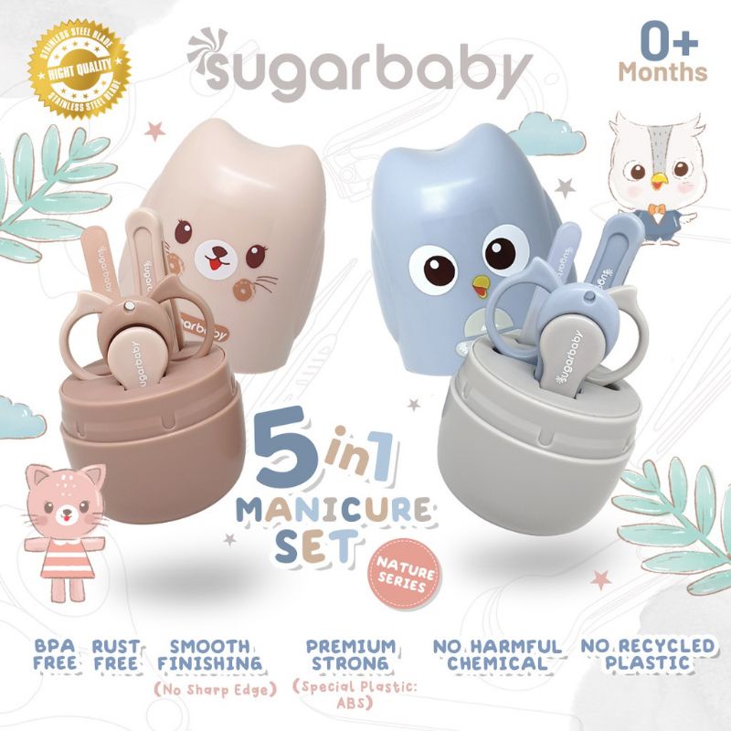 sugar baby menicure set/gunting kuku bayi set