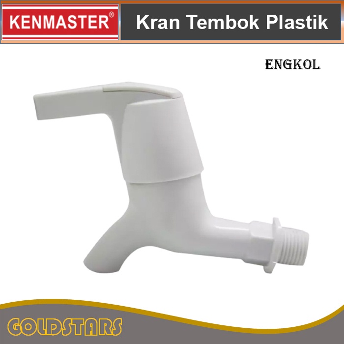 Kran Keran Tembok Kenmaster Kran Air Tebmok Engkol PVC