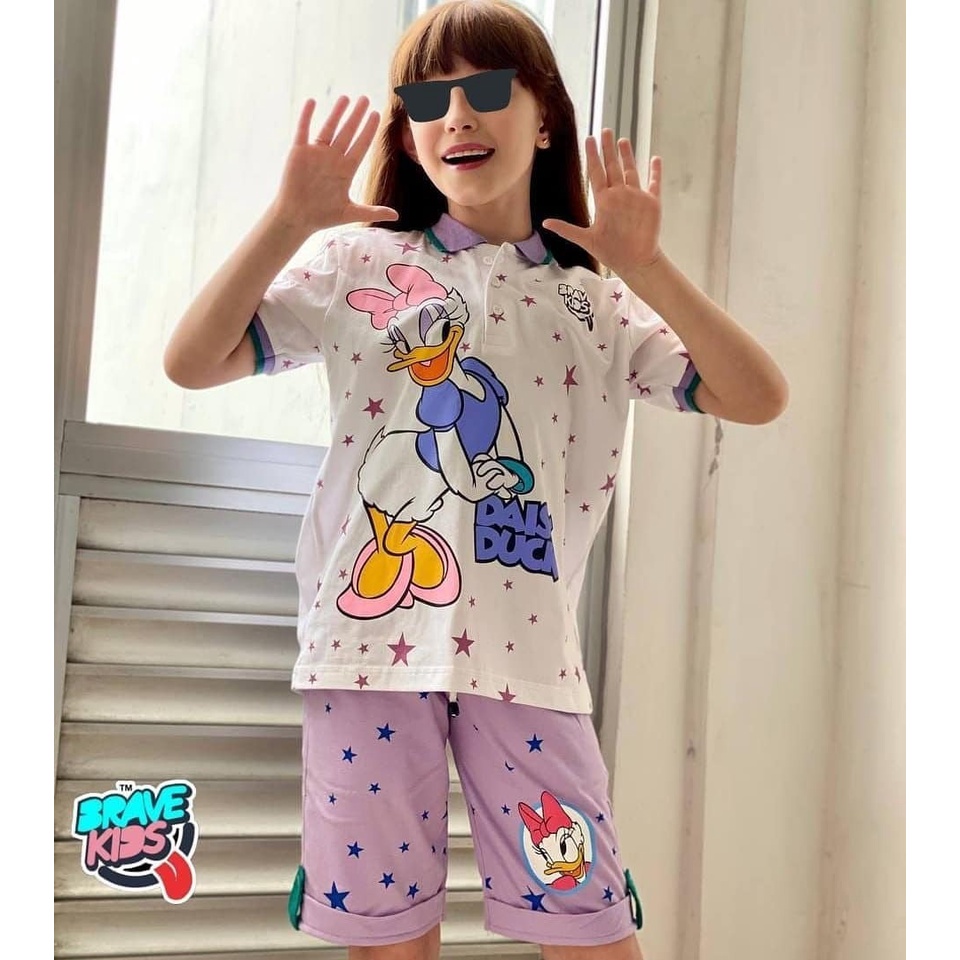 SETELAN ANAK UNISEX T-SHIRT HERO USIA 2-10 TAHUN