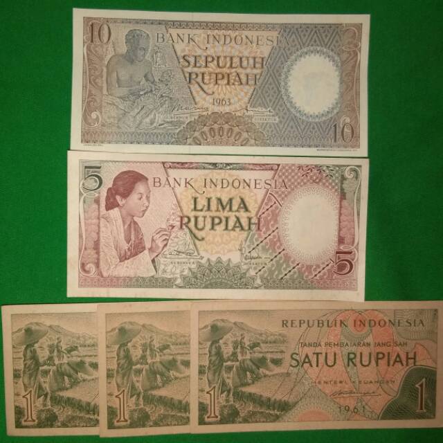 UANG KUNO PAKET MAHAR 18 Rupiah