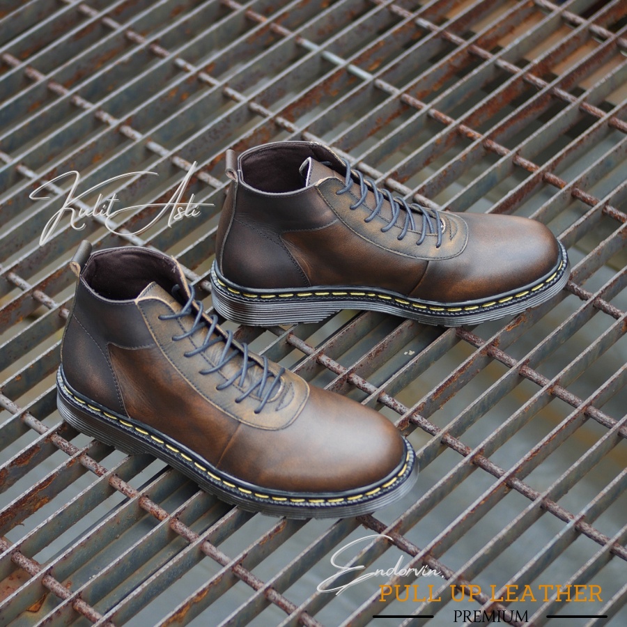 SVEND 02 CAMEL Sepatu Spatu Boots Bots Bot But Buts Casual Kasual Safety Pria Cowok Cowo Wanita Cewe