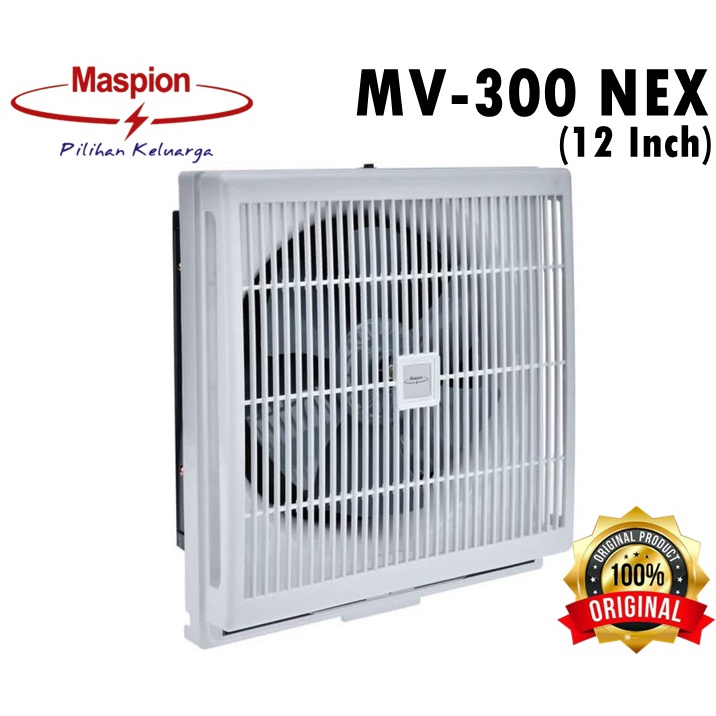 Maspion MV-300 NEX Exhaust Fan Dinding 12&quot; Kipas Hexos Maspion 12 Inch MV300NEX