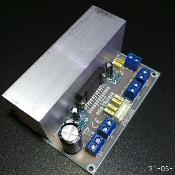 BISA COD Quad Bridge Power Amplifier - Power Walet + pendingin
