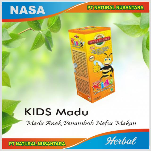 Madu Anak / MADU KIDS / Penambah Nafsu Makan Anak / Penambah Nafsu Makan / Madu Herbal / Madu