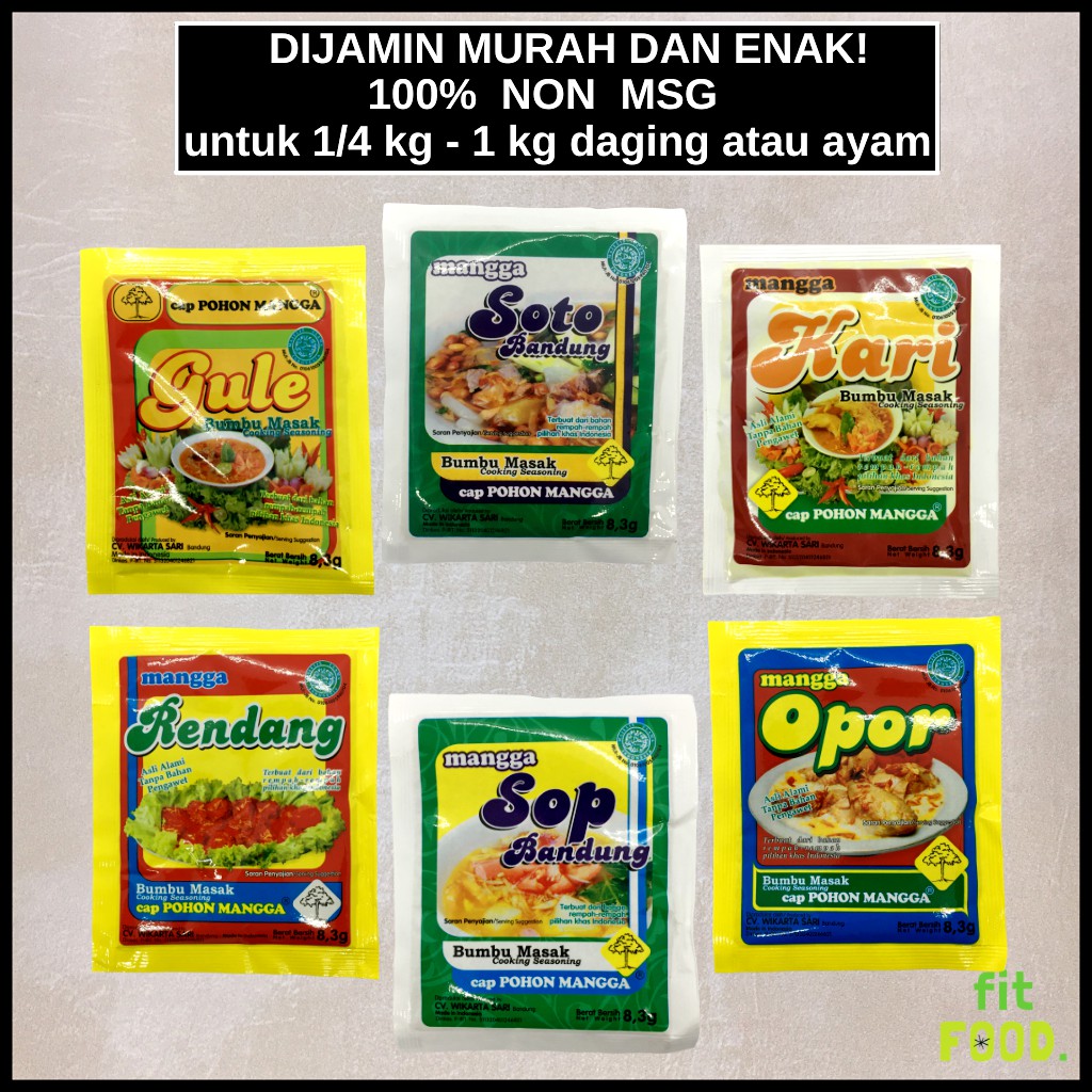 

bumbu instan bumbu rendang padang instan bumbu bubuk kari kare bumbu gulai gule bumbu sop opor ayam