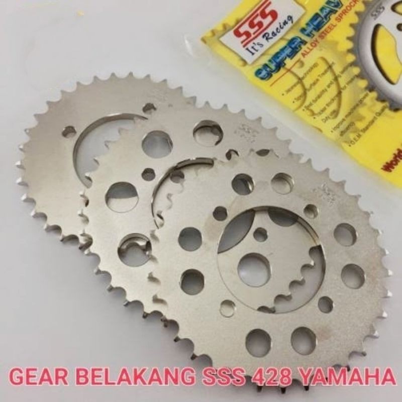 GEAR GER BELAKANG SSS RXZ RX KING JUPITER Z 110 VEGA R F1ZR 428 ORIGINAL 29 30 31 32 33 34 35 36 37 38 39 40 41 42 43 44 not sinnob extreme-3