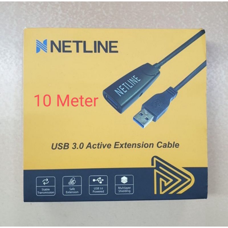 Netline Kabel USB 3.0 Extension 10meter Aktif