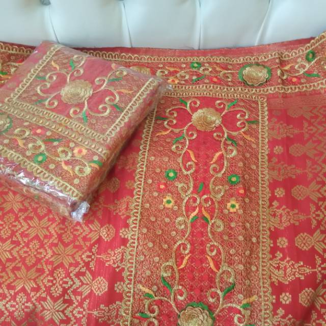 Songket mesin bordiran palembang