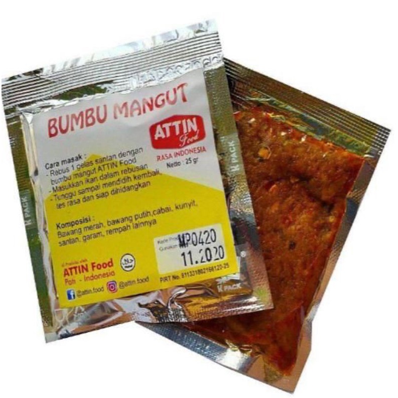 

Bumbu Mangut 25 gr (5's) Attin Food