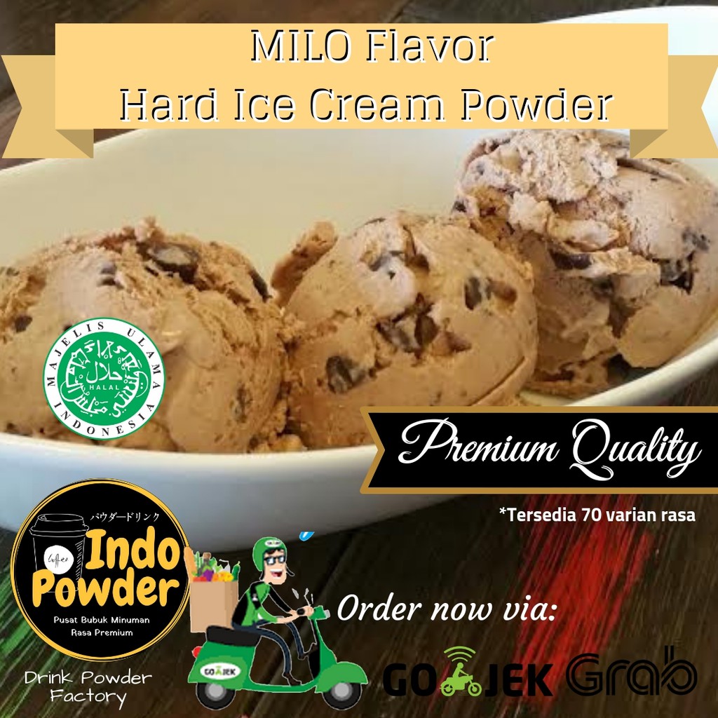 Mylo HARD ICE CREAM Powder 1Kg - Bubuk Ice Cream Mylo 1Kg - Bubuk Es Krim