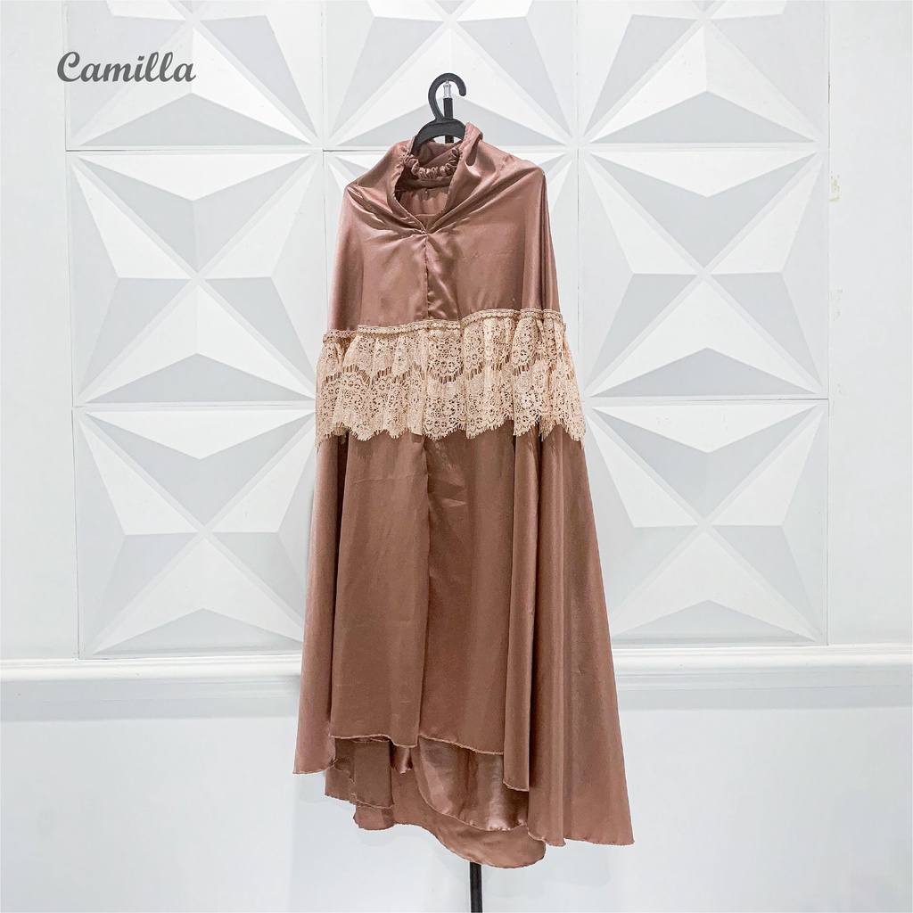 Mukena Satin Silk Maxmara Premium Halus Aira Series