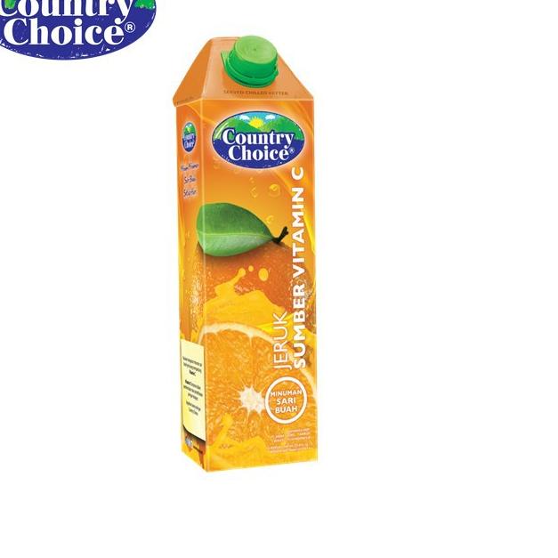 

9.9 Promo Brand Country Choice Minuman Jus Rasa Jeruk 1000 mL 