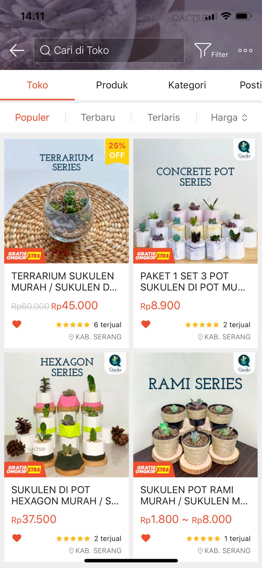 Pot Pagoda Mirip Tawon  Uk 20 (diameter +- 18 Cm) Murah!!