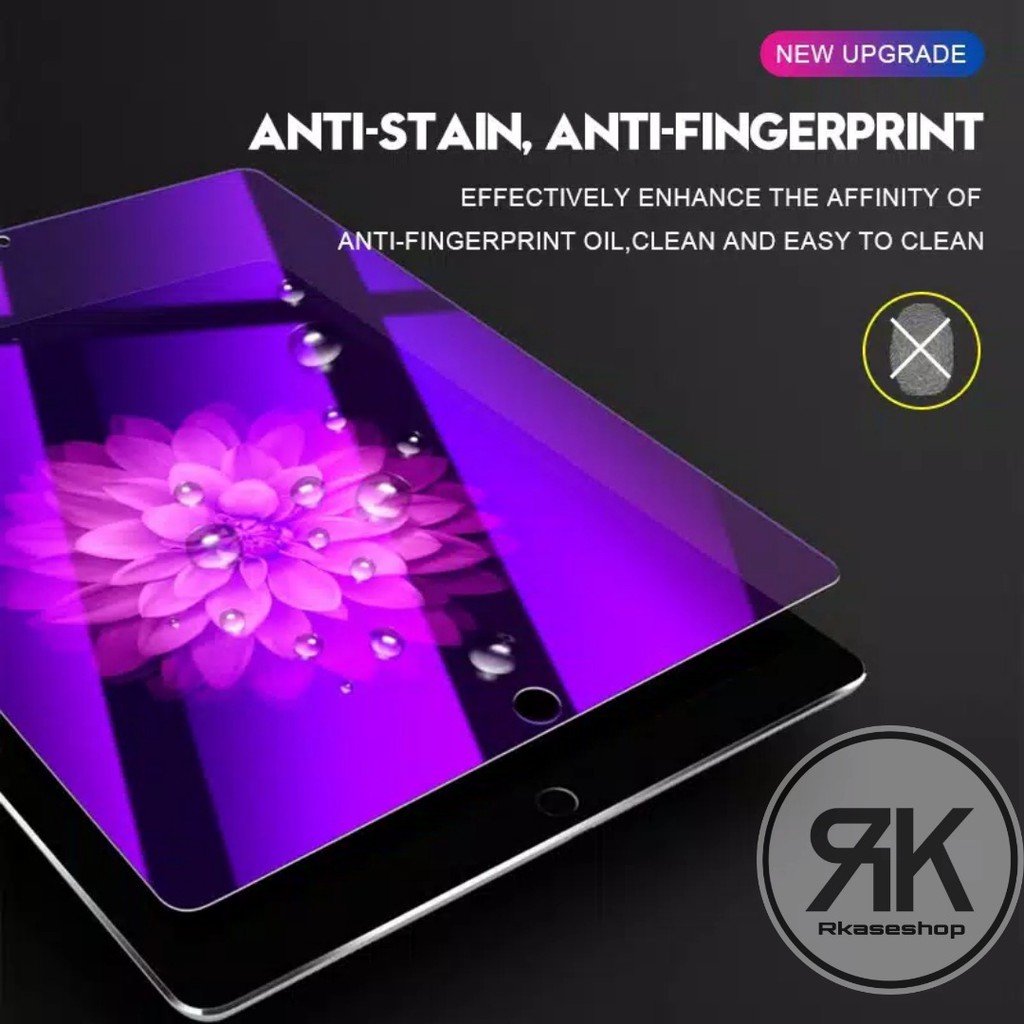 Tempered Glass Matte Blue Ipad mini 1 2 3 4 5 ipad 5 6 7 Air 1 2 3 4  9.7 10.2 Pro 11 12.9 Screen