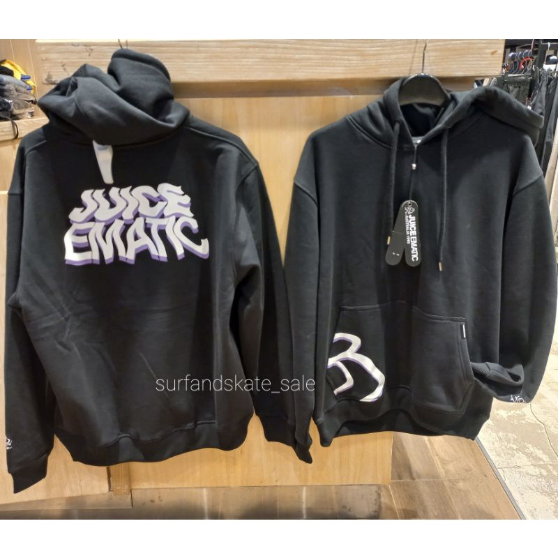 Hoodie Juice Ematic Original New Arival Mjmp Duze Black