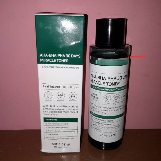 Preloved Some By Mi 30 Days Miracle Toner + FREE Garnier Sakura White Serum Cream 7 ml