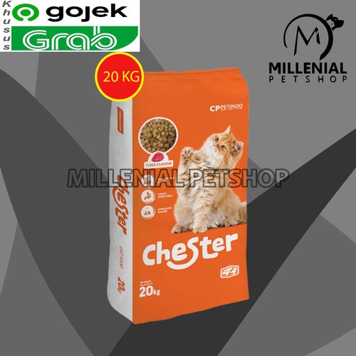 GOSEND Chester Cat Food Adult Makanan Kucing Dewasa Tuna 20 Kg