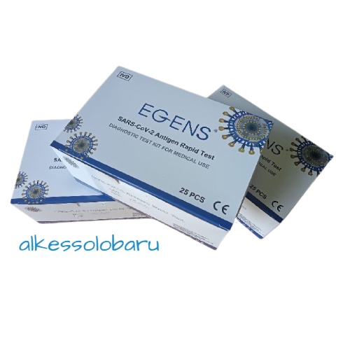 EGENS Rapid Test Swab Antigen Egens 1 box isi  25 pcs