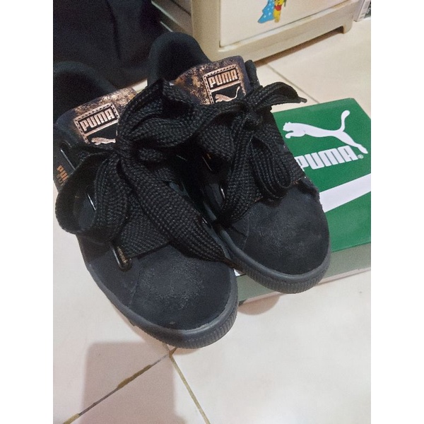 PUMA Suede Heart Artica Full Black