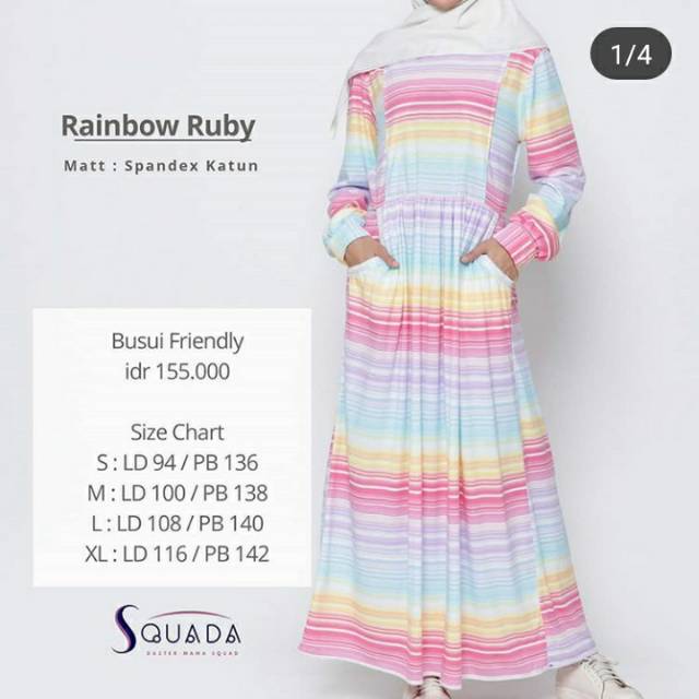 Rainbow Ruby By Squada Daster Mama Sold Out