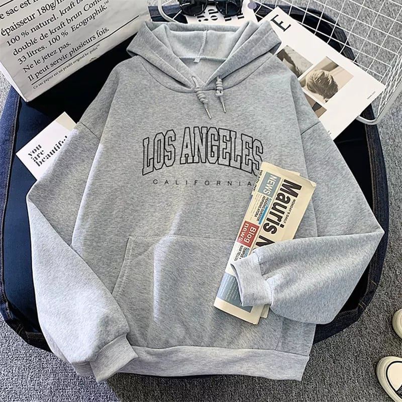 Los angeles hoddie sweater fashion remaja