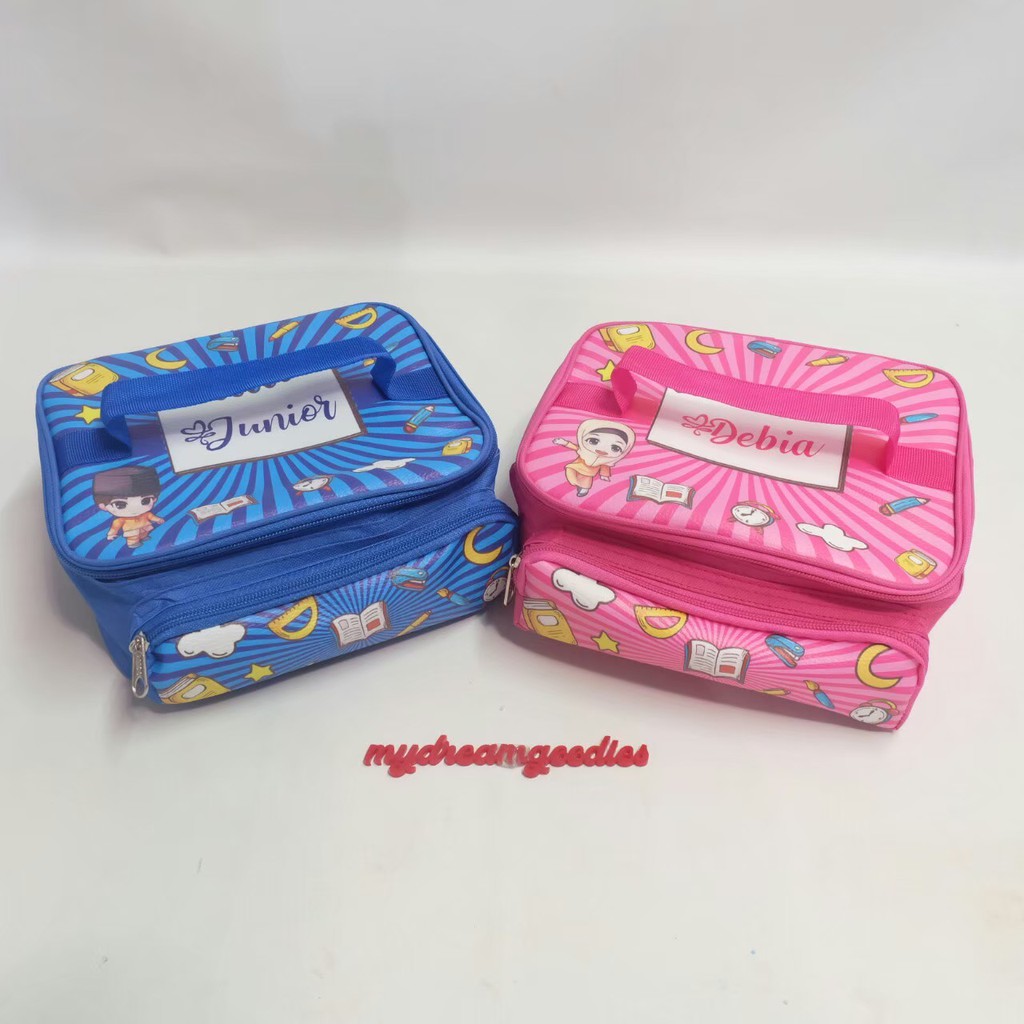 LUNCH BAG KANTONG  / TAS ULTAH / SOUVENIR PROMOSI / POUCH SKINCARE / AQIQAH / TASYAKURAN / MANYUE