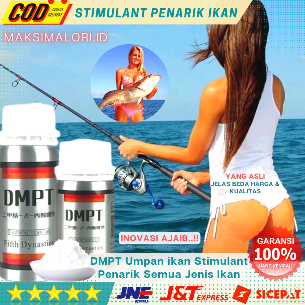 Umpan Pancing Ikan Multifungsi Serbuk Umpan Penarik Semua Jenis Ikan Ampuh DMPT Stimulant