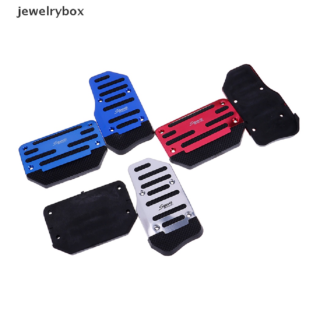 (Box) 2pcs cover pedal Rem Kaki Mobil Otomatis Anti slip