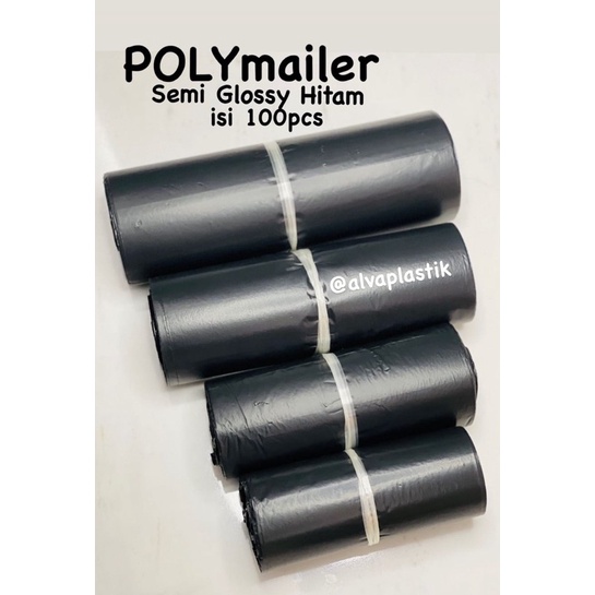 

Plastik POLYMAILER Grosir Hitam Plastik Packing Polymailer Black Semi Glossy